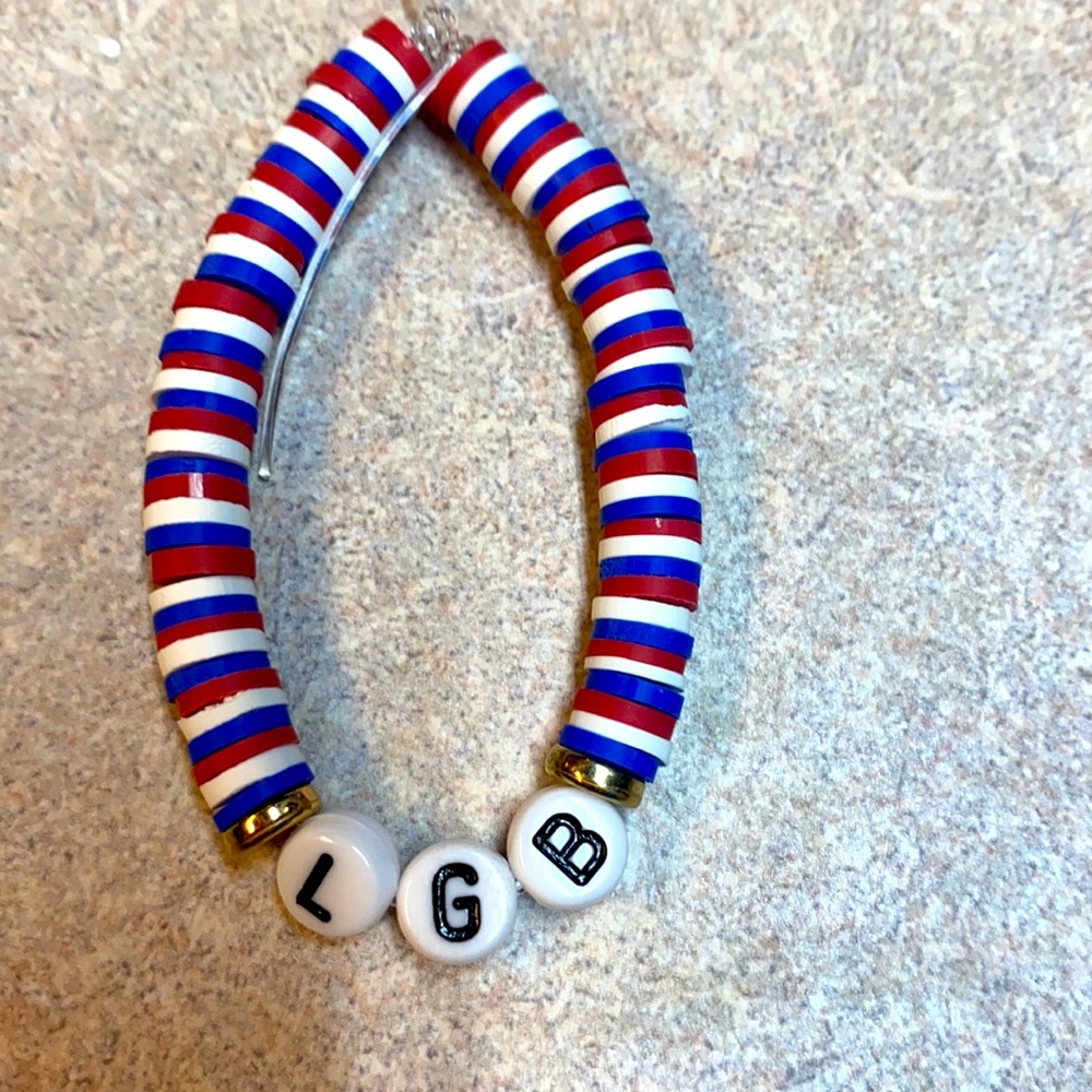 This is a clay bracket with the phrase “let’s go Brandon” on it any size